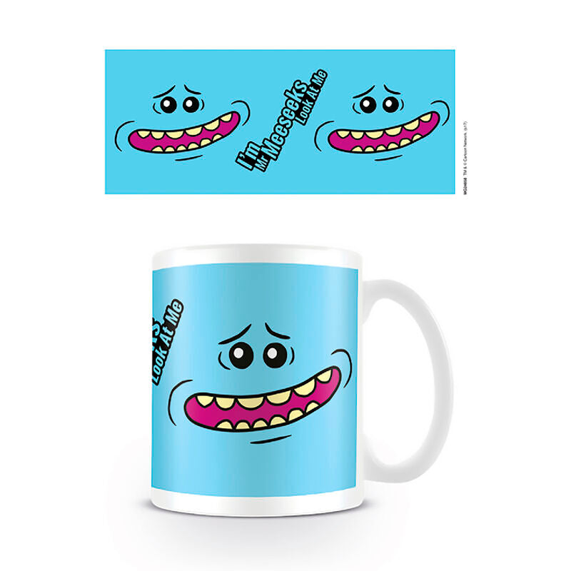mr meeseeks rick & face mug morty 315ml