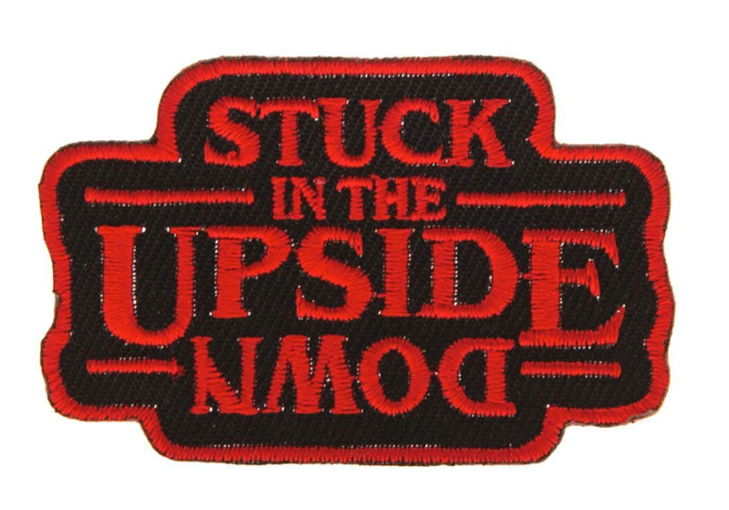 stranger things embroidery sticker