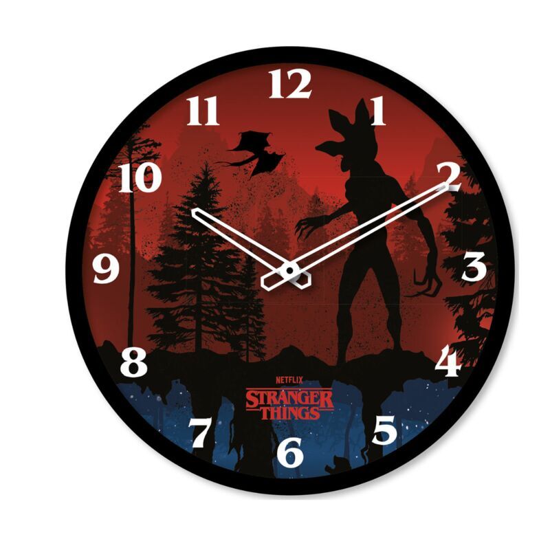 stranger things wall clock