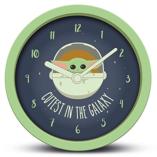 yoda the child mandalorian star wars clock