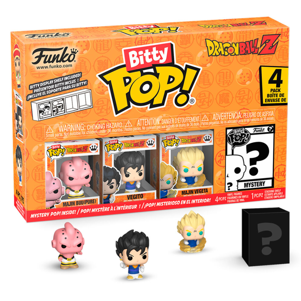 blister 4 bitty pop dragon ball z gohan figures