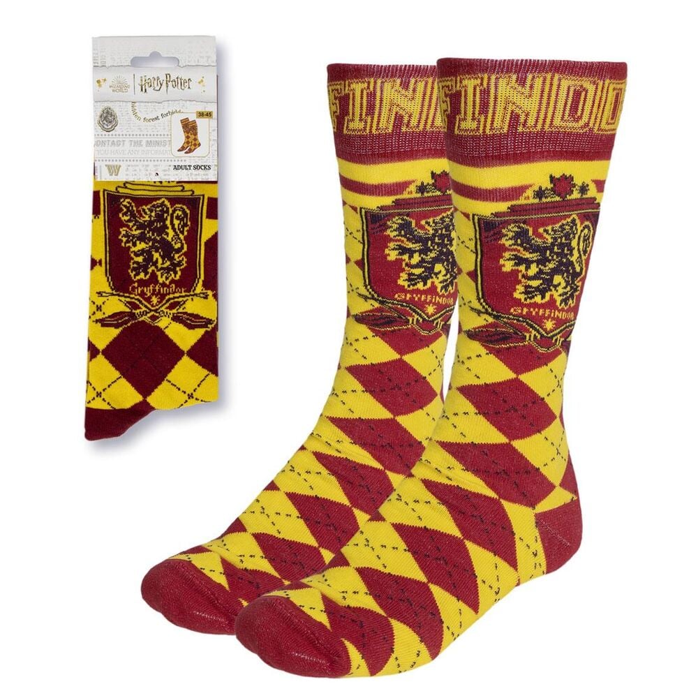 Gryffindor Harry Potter adult sock set
