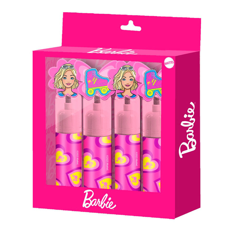 barbie 4 highlighter blister pack