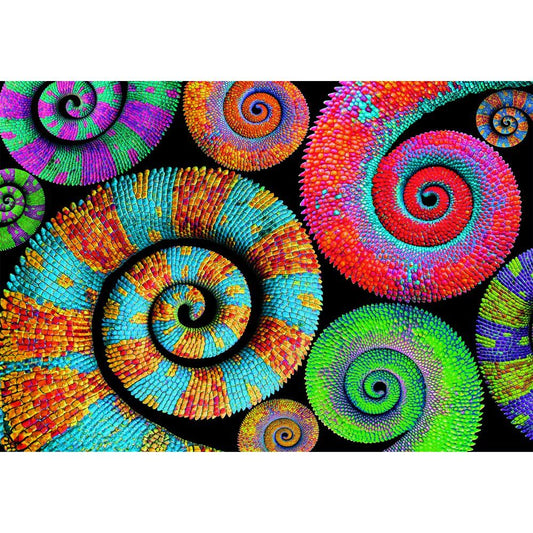 Curly Tails Color Boom Puzzle 500pcs