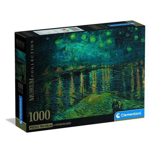 puzzle starry night over the rhone van gogh museum 1000 pieces