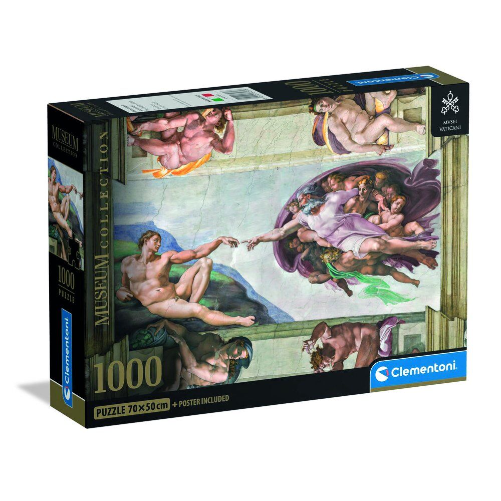 puzzle the creation of man michelangelo museum 1000 pieces