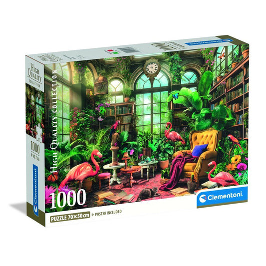 puzzle the greenhouse library high quality 1000 pieces