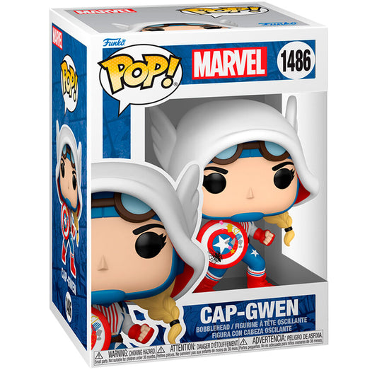 Figura POP de Marvel Capitán América Gwen