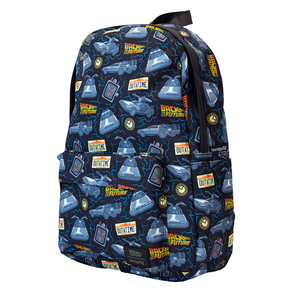 Loungefly Back to the Future 40th Anniversary Nylon Backpack, 44cm