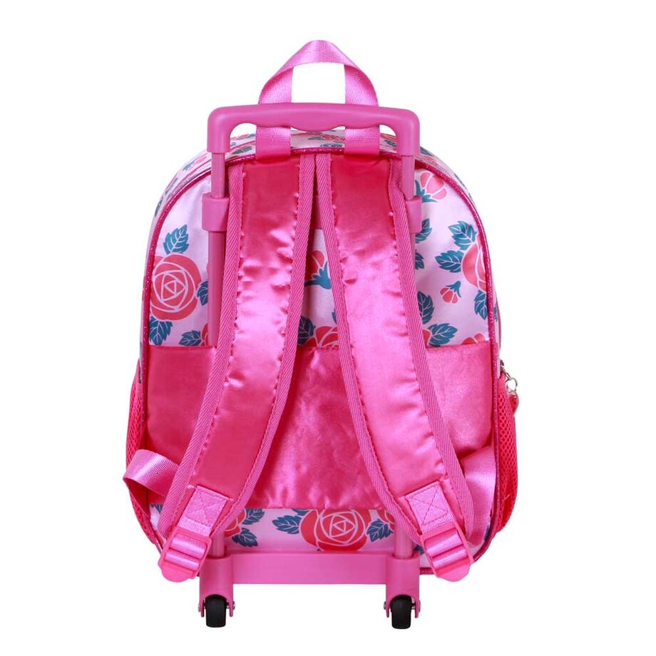 Trolley Disney Princess con fiori 3D 34 cm