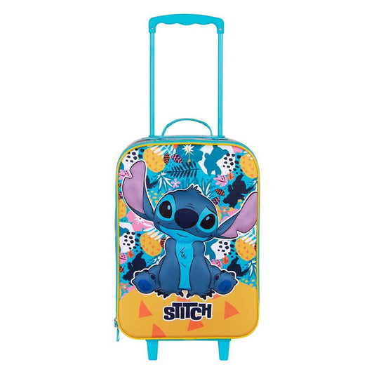 3d colors stitch disney trolley suitcase 52cm