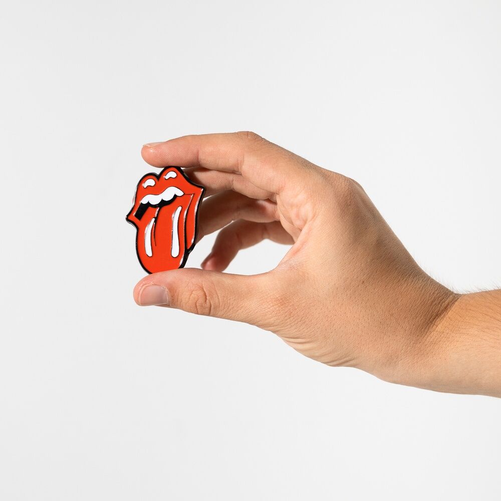 Zestaw 4 przypinek Rolling Stones w blistrze