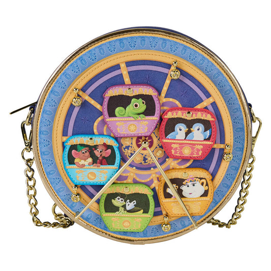 loungefly disney princesses caorusel shoulder bag