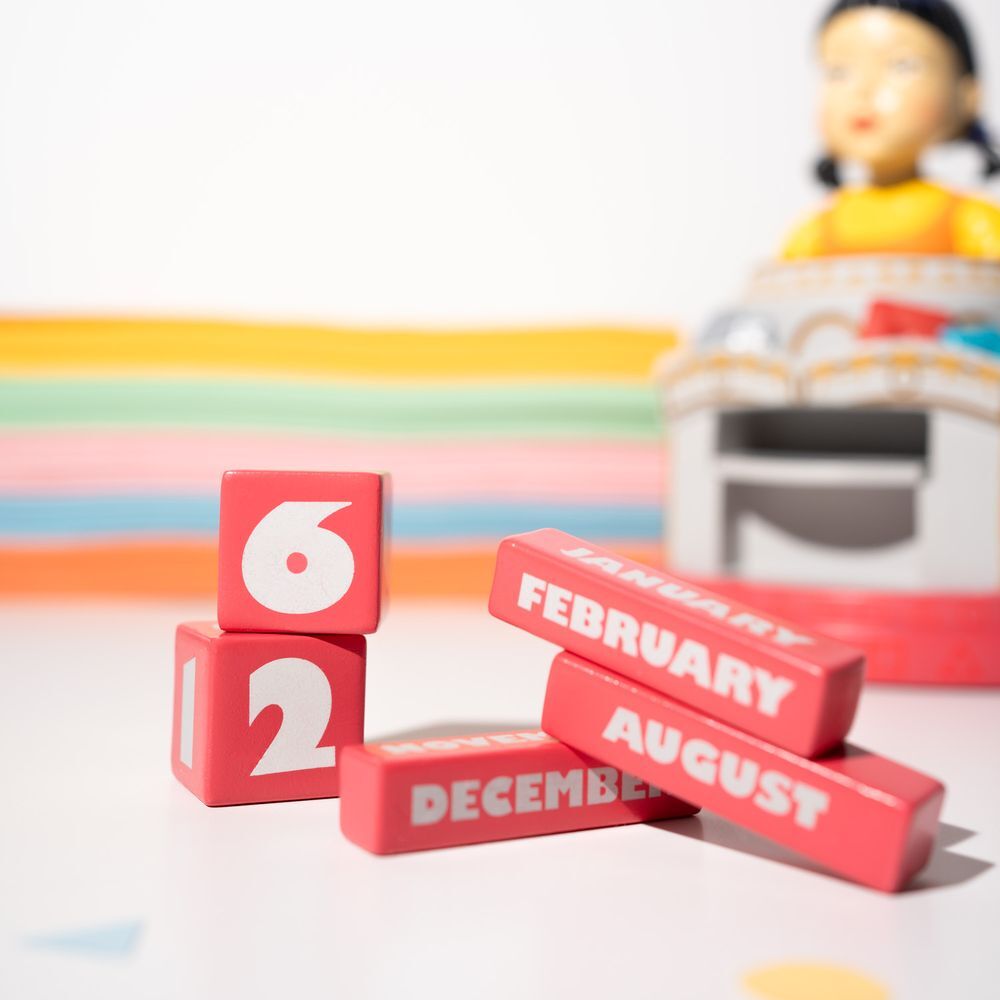Calendrier perpétuel 3D Le jeu du calamar