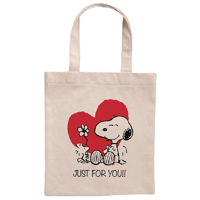 just for you snoopy peanuts shopping bag
