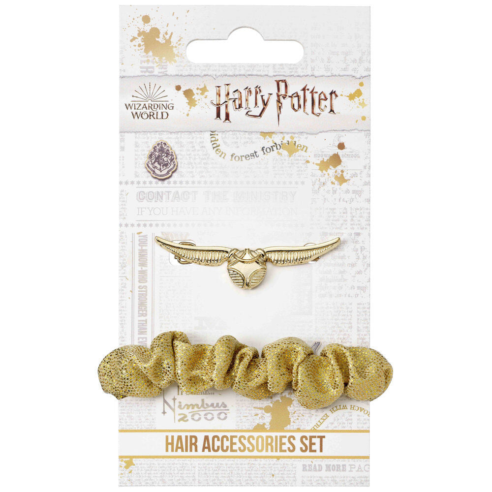 Harry Potter Goldener Schnatz Haaraccessoire Set