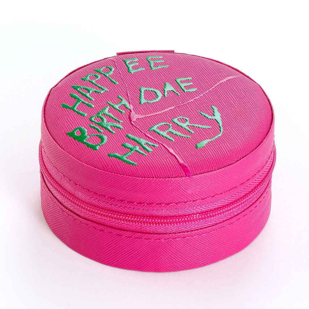 Caja de joyería con forma de pastel de cumpleaños de Harry Potter