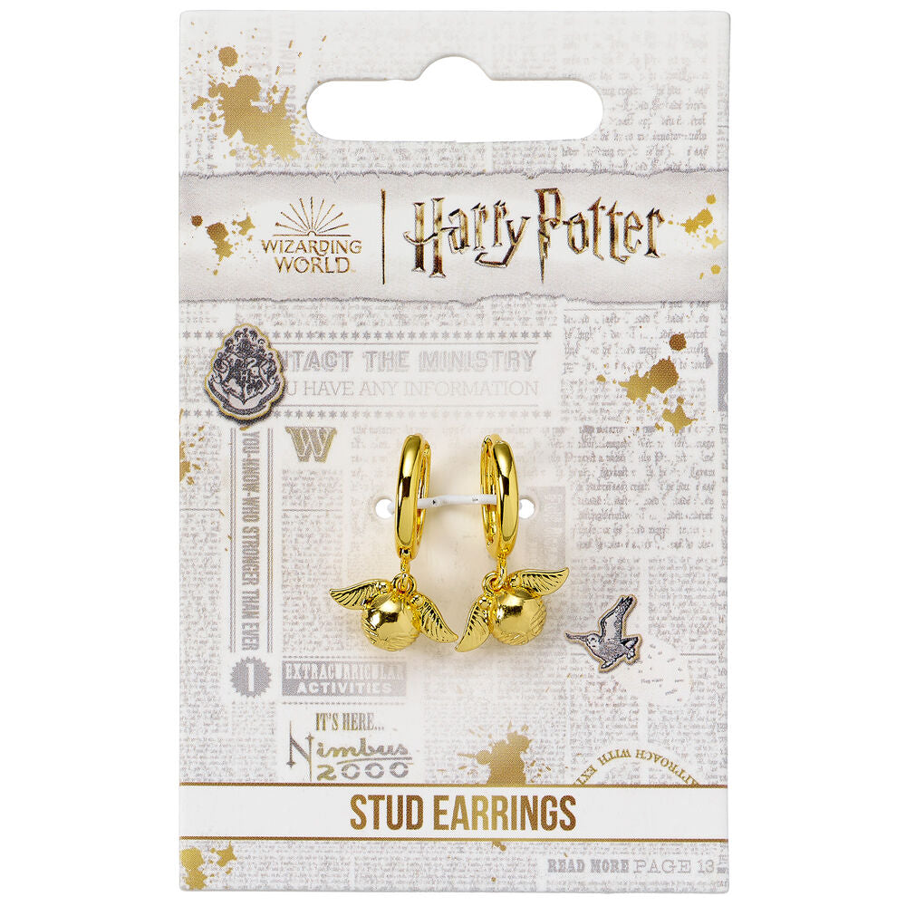 Boucles d'oreilles Harry Potter Vif d'or
