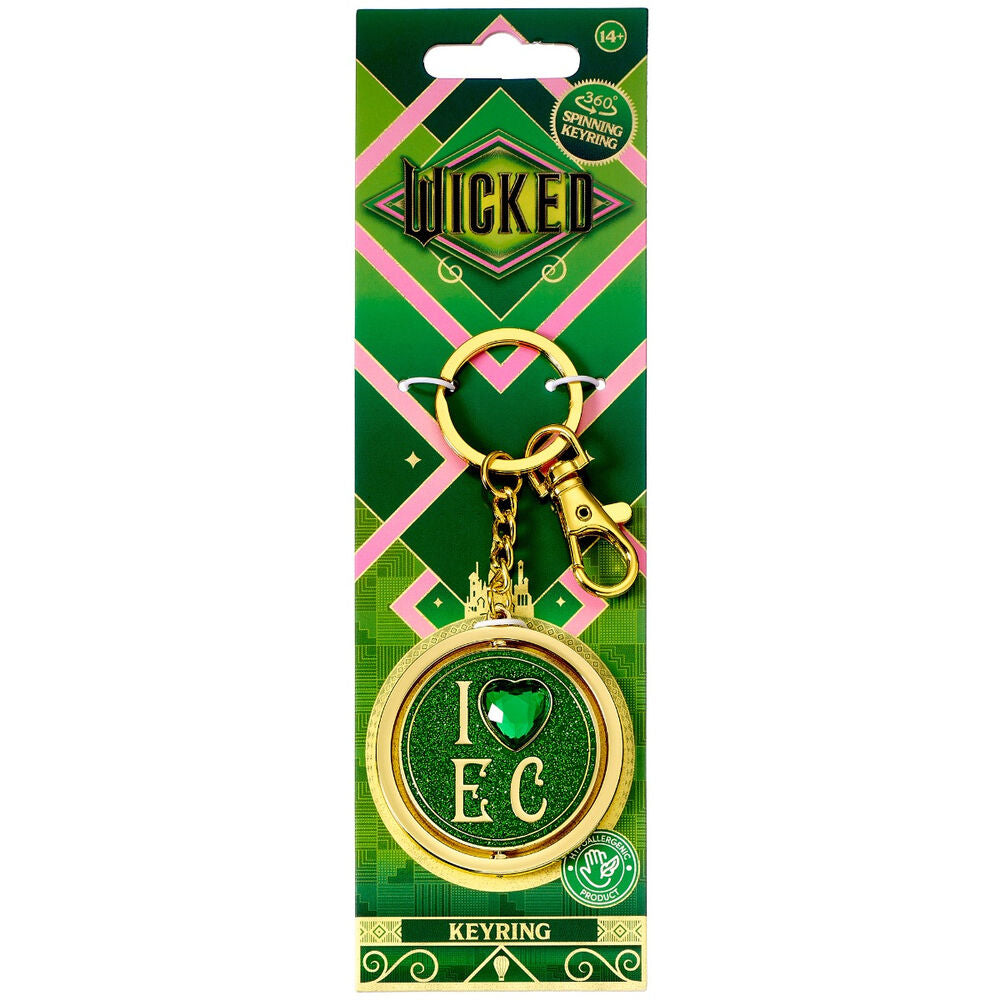 Ich liebe den Emerald City Wicked Schlüsselanhänger