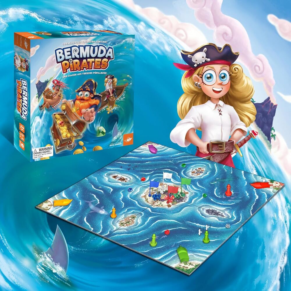 Jogo de tabuleiro Piratas das Bermudas (espanhol)