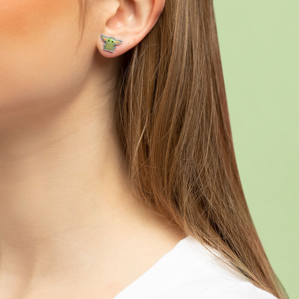 Lot de 3 paires de boucles d'oreilles Bébé Yoda Star Wars