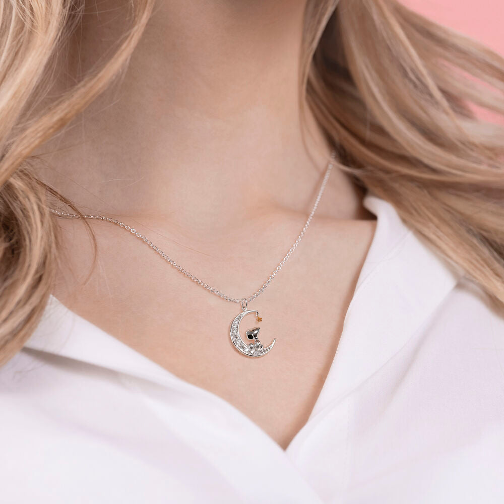 Pingente Snoopy Lua