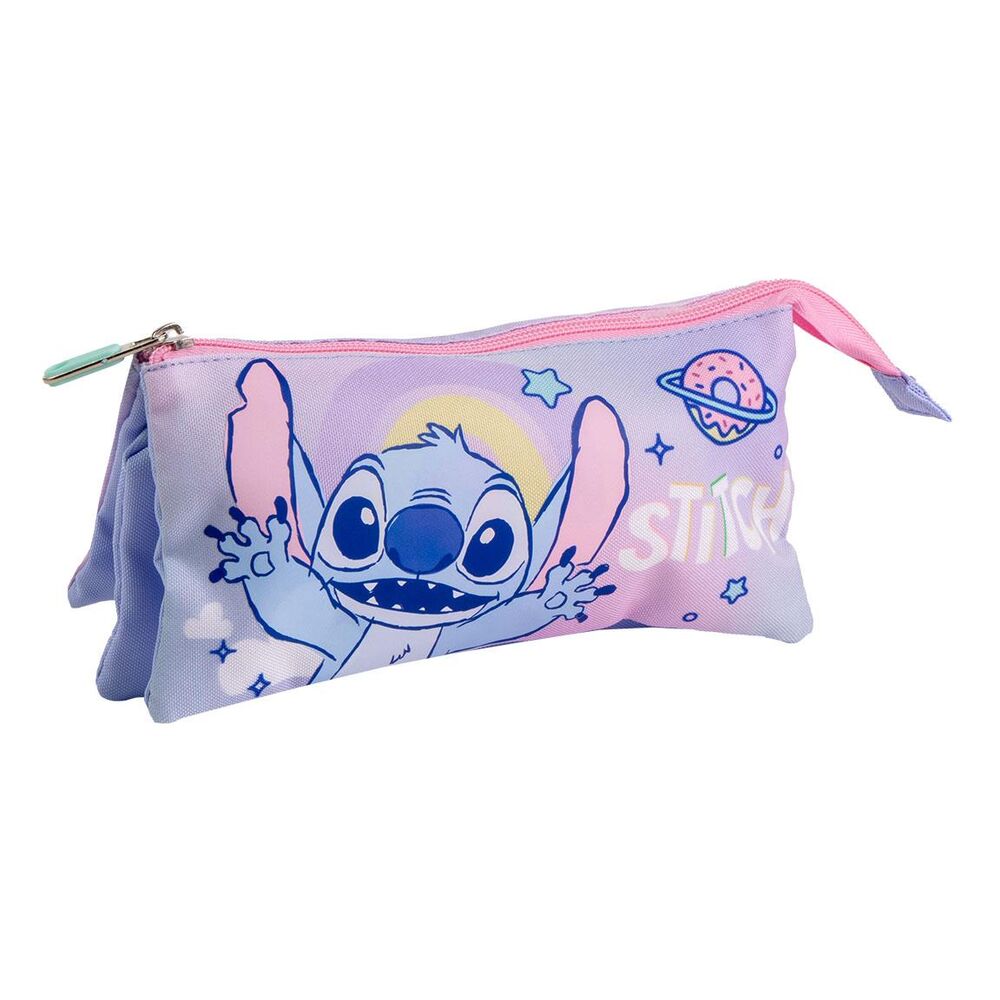 Stitch Disney triple pencil case
