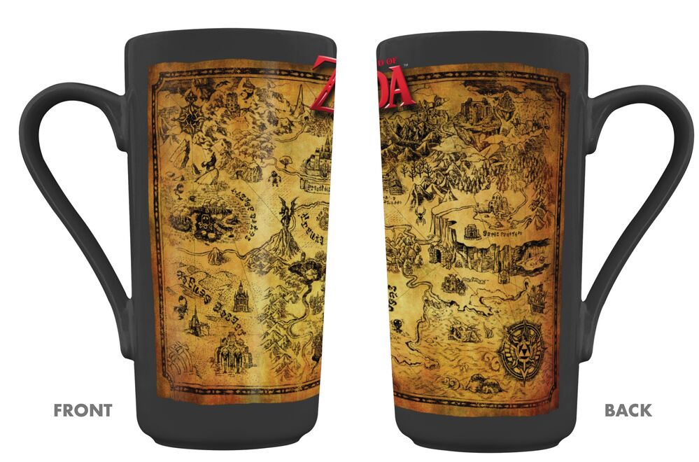 legend of zelda map mug 470ml