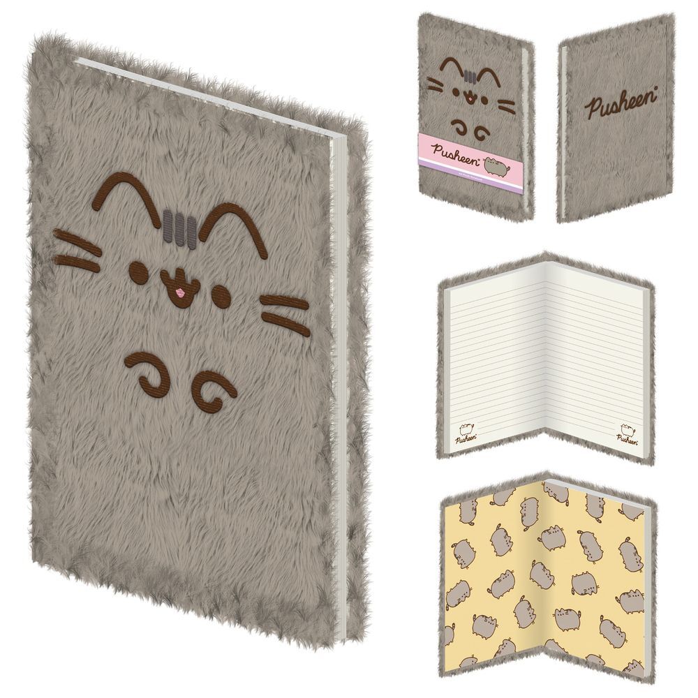Caderno de Pelúcia Pusheen