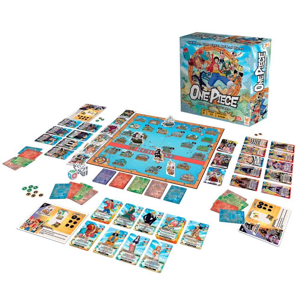 Jogo de tabuleiro One Piece Adventure Island (espanhol)