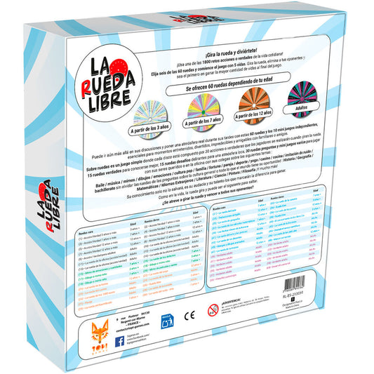 The Free Wheel board game (Spanish)
