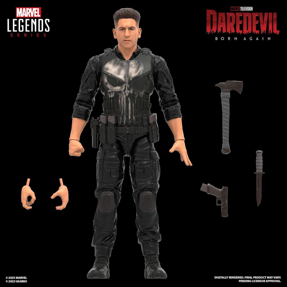 Figure Punisher Born Again Daredevil Marvel Legends 15cm