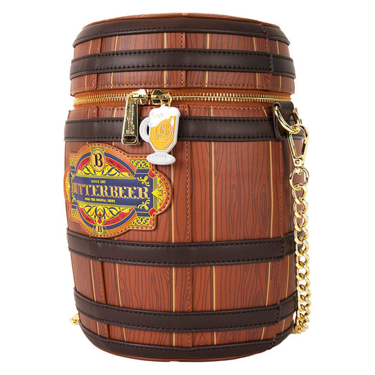 Bolso de hombro Loungefly de Harry Potter con diseño de cerveza de mantequilla