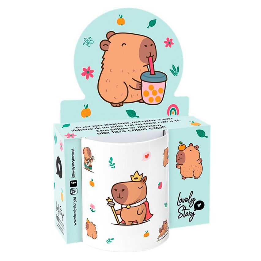 majesty capybara mug 330ml