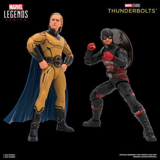 Blíster con 2 figuras: John F Walker y Sentry Thunderbolts Marvel Legends 15 cm