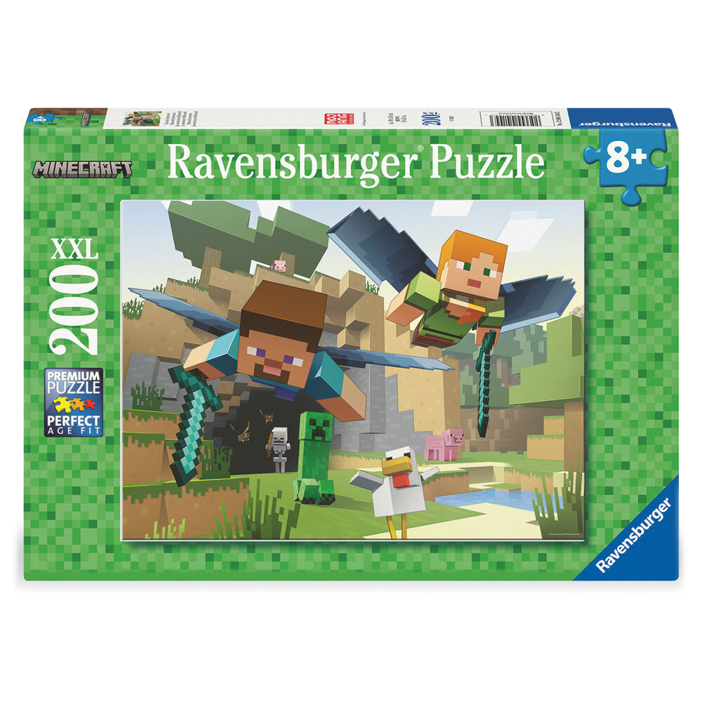 minecraft xxl puzzle 200pcs