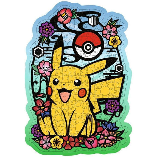 Quebra cabeça de madeira Pikachu Pokémon com 300 peças