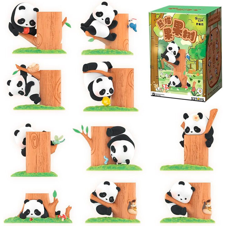 surprise figure fruit tree climbing panda roll assorted