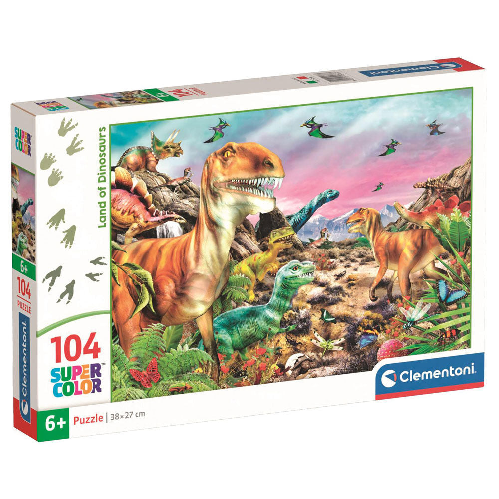 dinosaur land puzzle 104pcs
