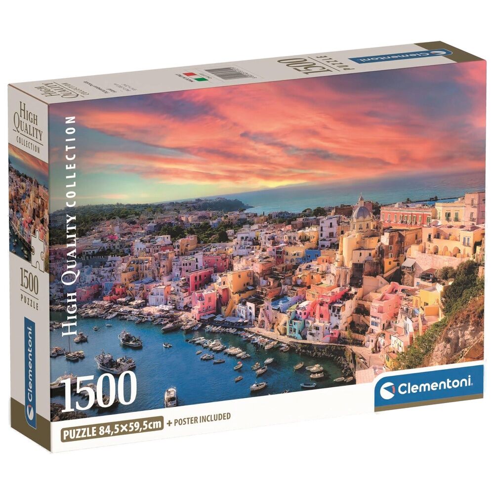 puzzle picturesque procida island high quality 1500 pieces