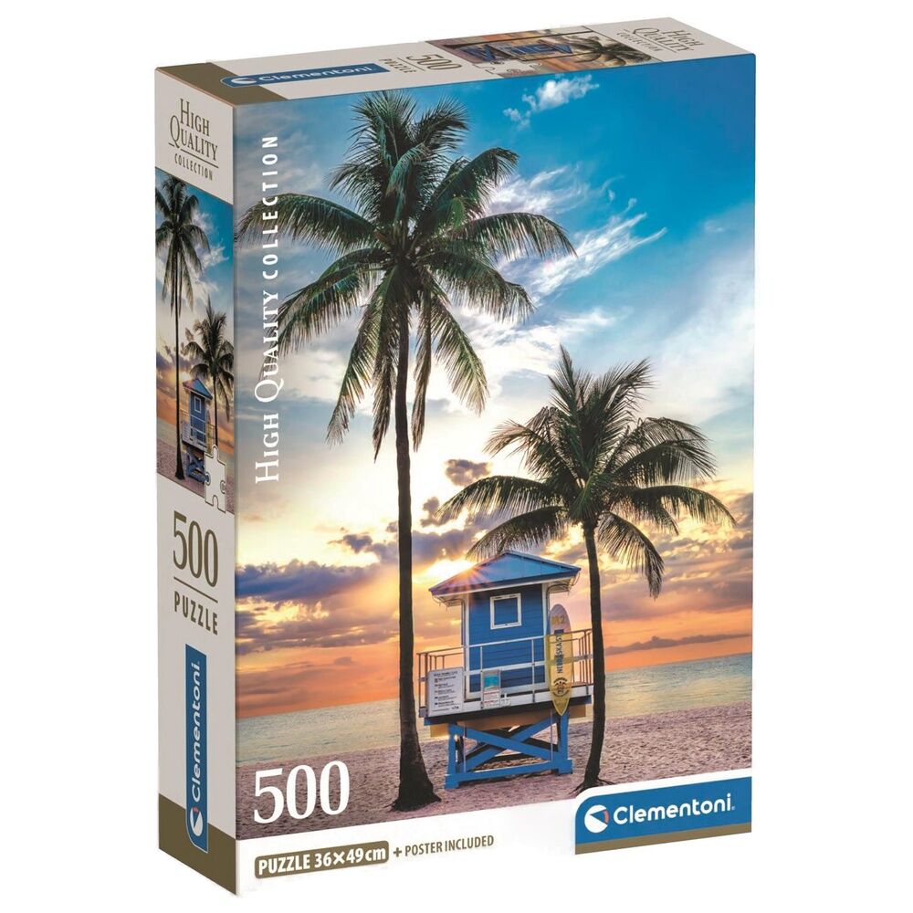 puzzle miami beach florida high quality 500 pieces