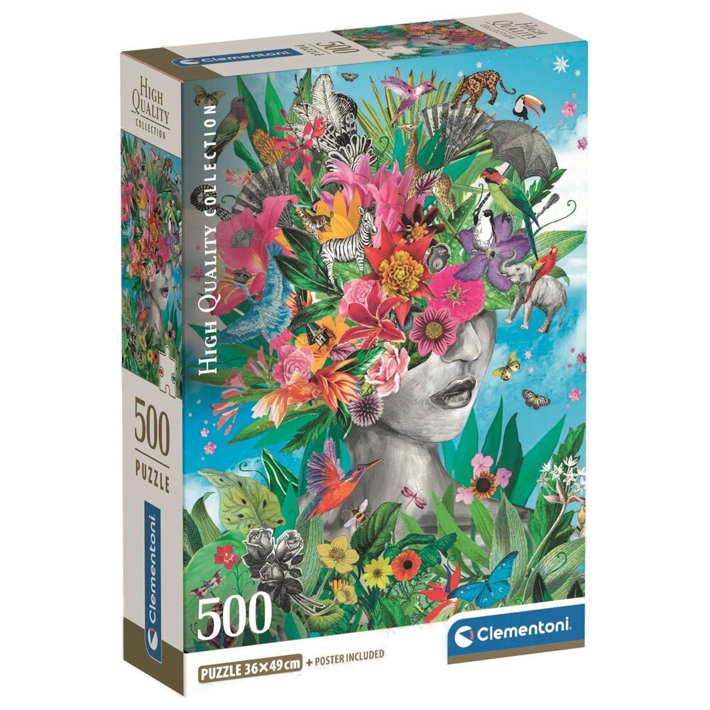 puzzle head in the jungle high quality 500 pieces