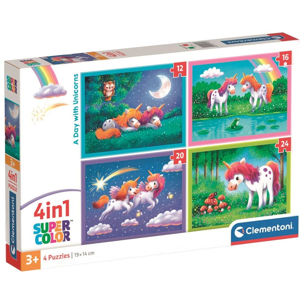 puzzle a day with unicorns 12 16 20 24pcs