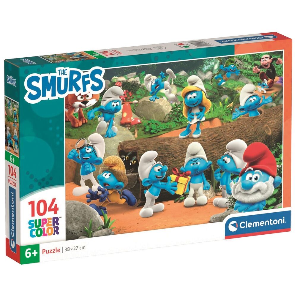 Puzzle Smerfy 104 elementy