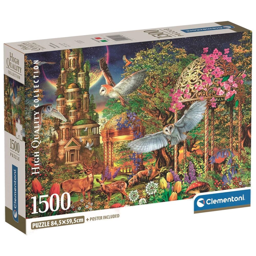 puzzle woodland fantasy garden high quality 1500 pieces