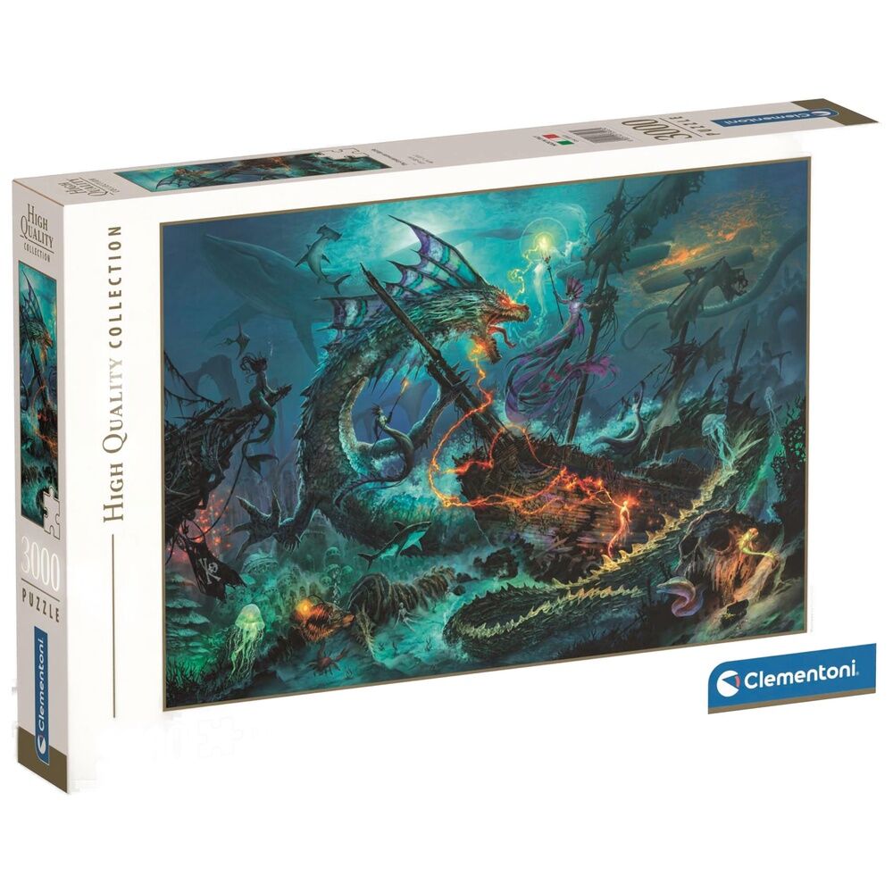 puzzle the underwater battle high quality 3000 pieces