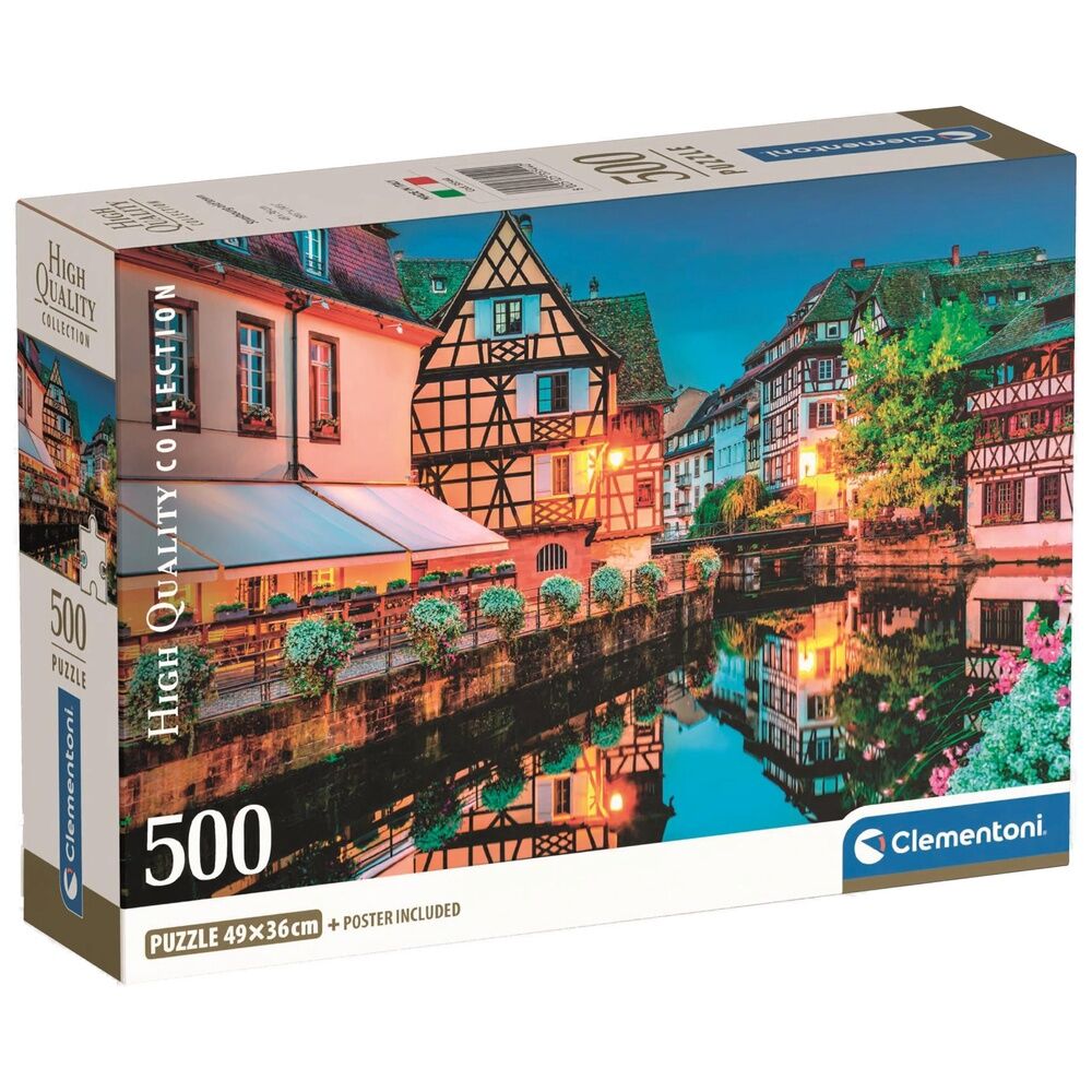 puzzle strasbourg old town high quality 500 pieces