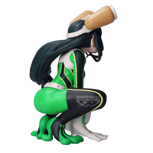Action figure di Tsuyu Asui Glitter & Glamors My Hero Academia 14 cm