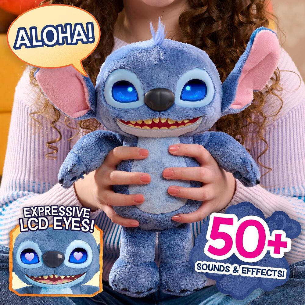 Interactive Stitch Disney Plush Toy 30cm