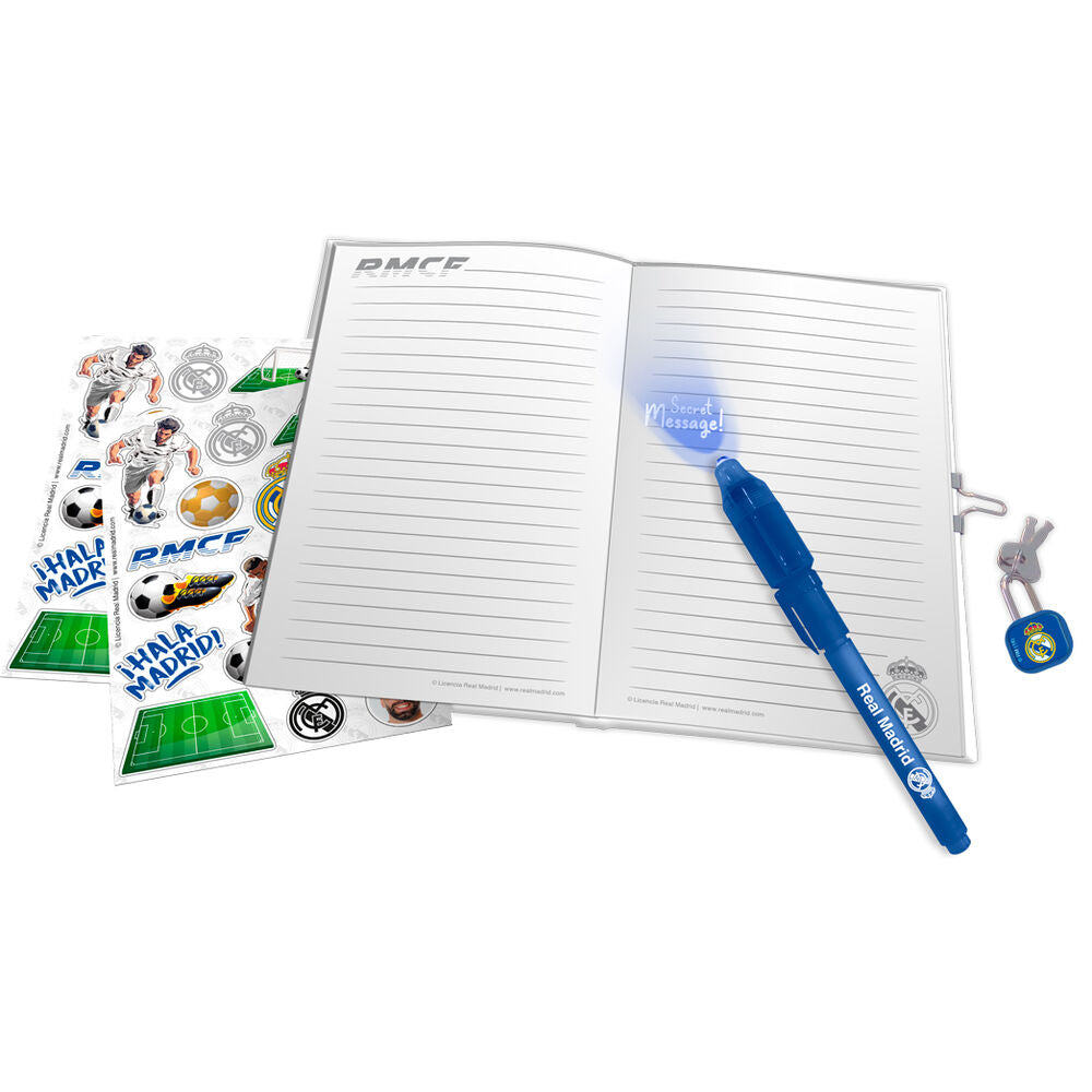 Diary + Real Madrid magic pen